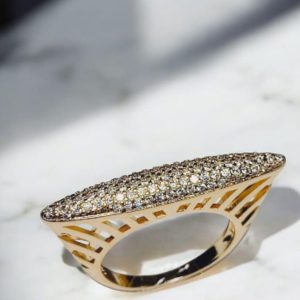 Anel Princesa Folheado à ouro