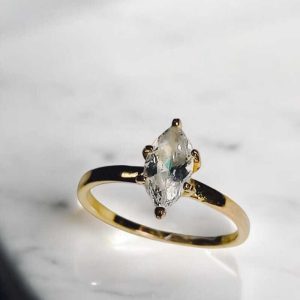 Anel Losango folheado à ouro